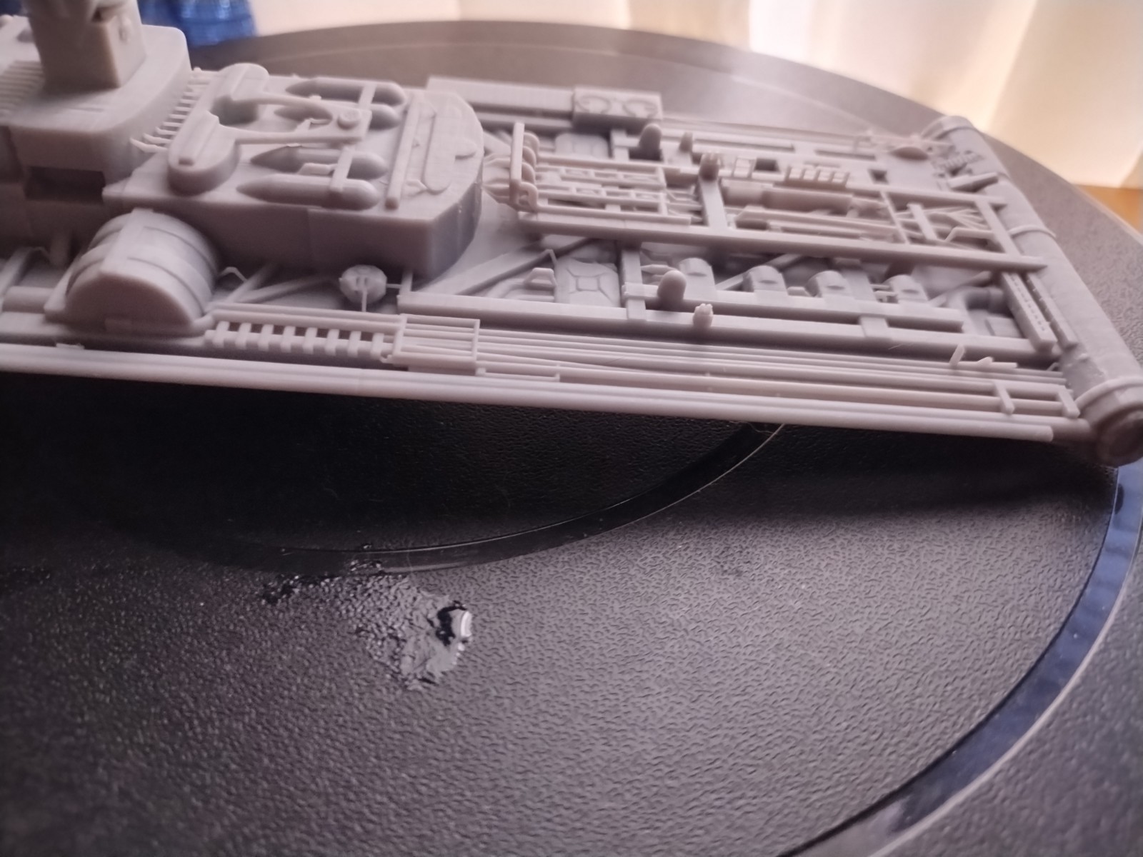 Battlestar Galactica Stellar Mining Ship 3D Resin Print 8.75"