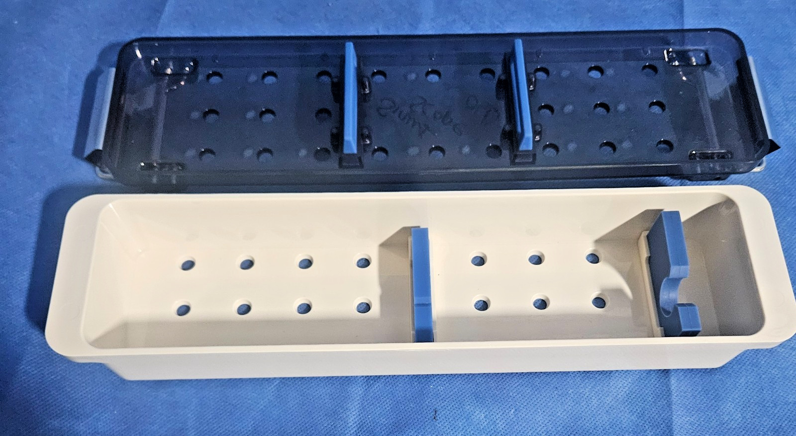 Olympus Endoscope Sterilization Case With Scope Fittings.