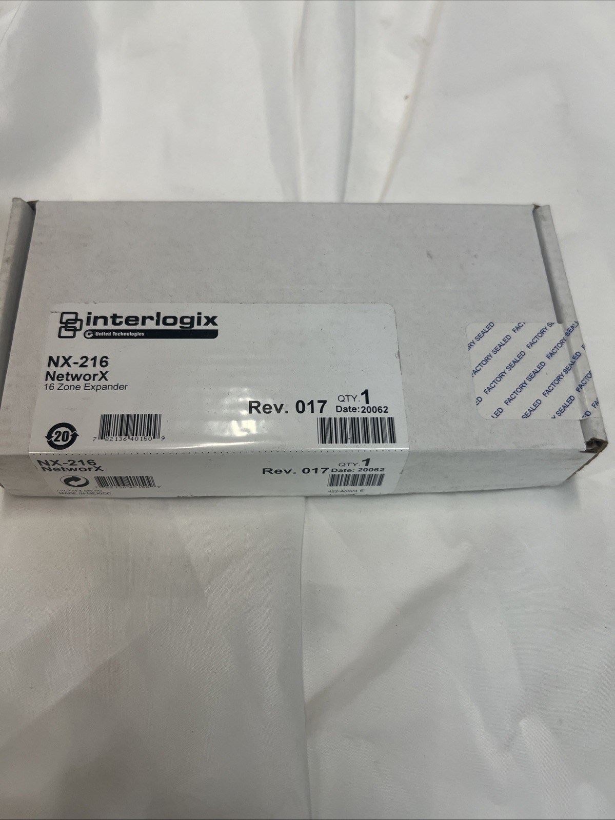 NX-216, GE, Caddx, Networx, Interlogix Security Alarm 16-Zone Expander