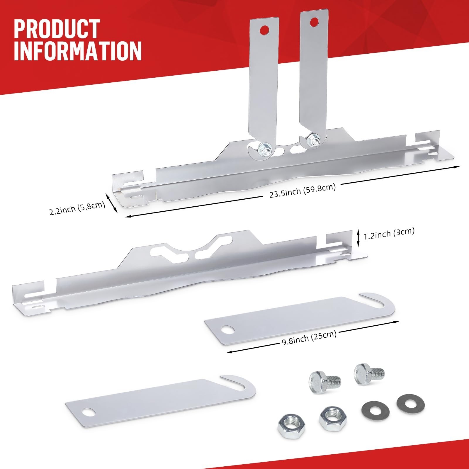 2-Pack Heavy Duty Wheel Alignment Tool Kit - Upgraded Toe Alignment Plates for C