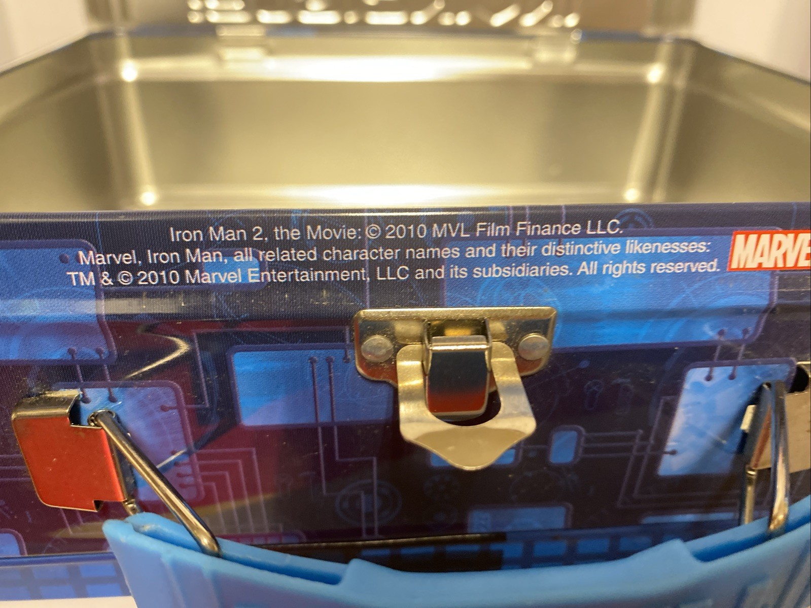 Iron Man 2 I'm Invincible Tin Box 2010 Lunch Box