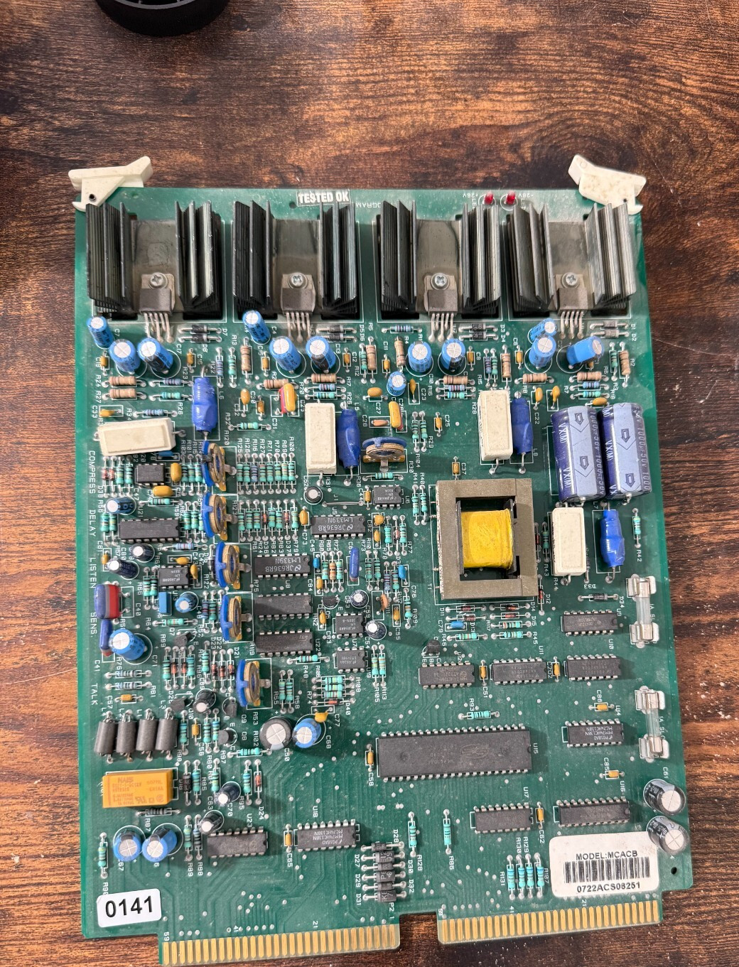 Bogen Multicom 2000 Intercom Analog Card Module Board MCACB #0141