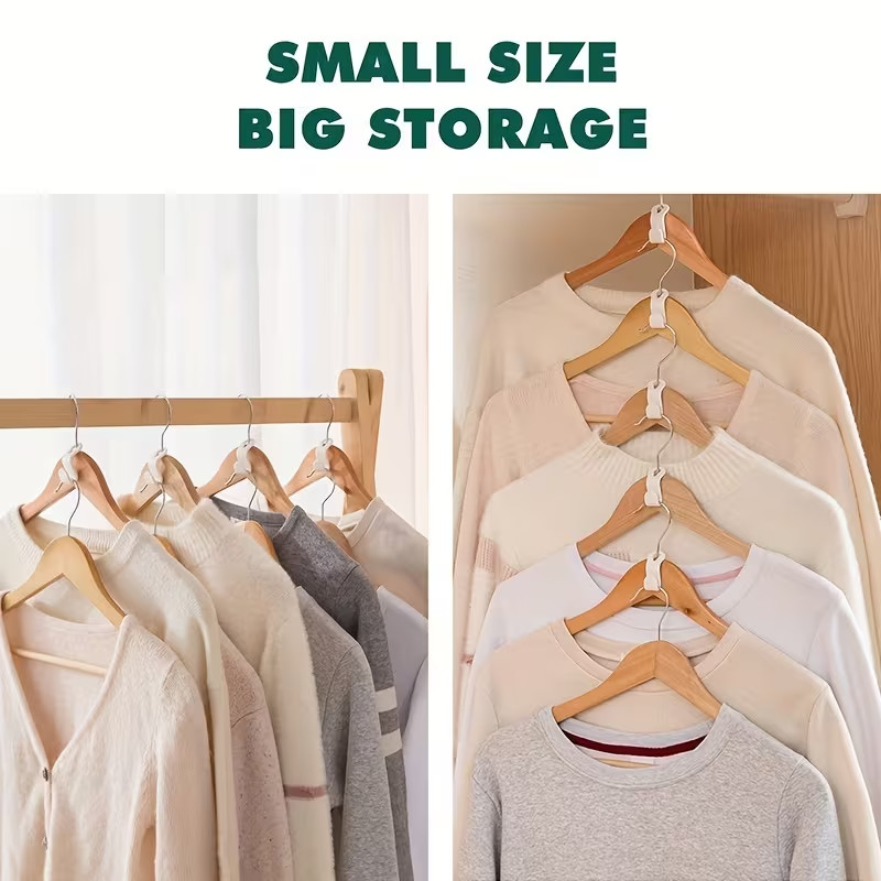 Magic Hanger Connector Hooks Multi-functional Closet Space Saving Clothes Hooks
