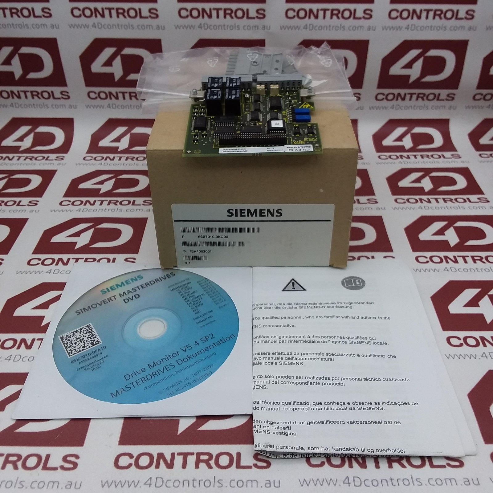 6SX7 010-0KC00 | Siemens | Simovert Master Vector Control Terminal, Opened