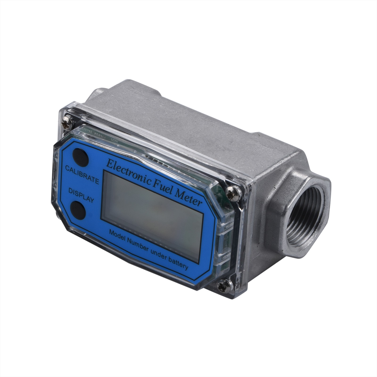 3/4 Inch Digital Turbine Flow Meter With Totalizer For Fuel Diesel Gas Oil Water