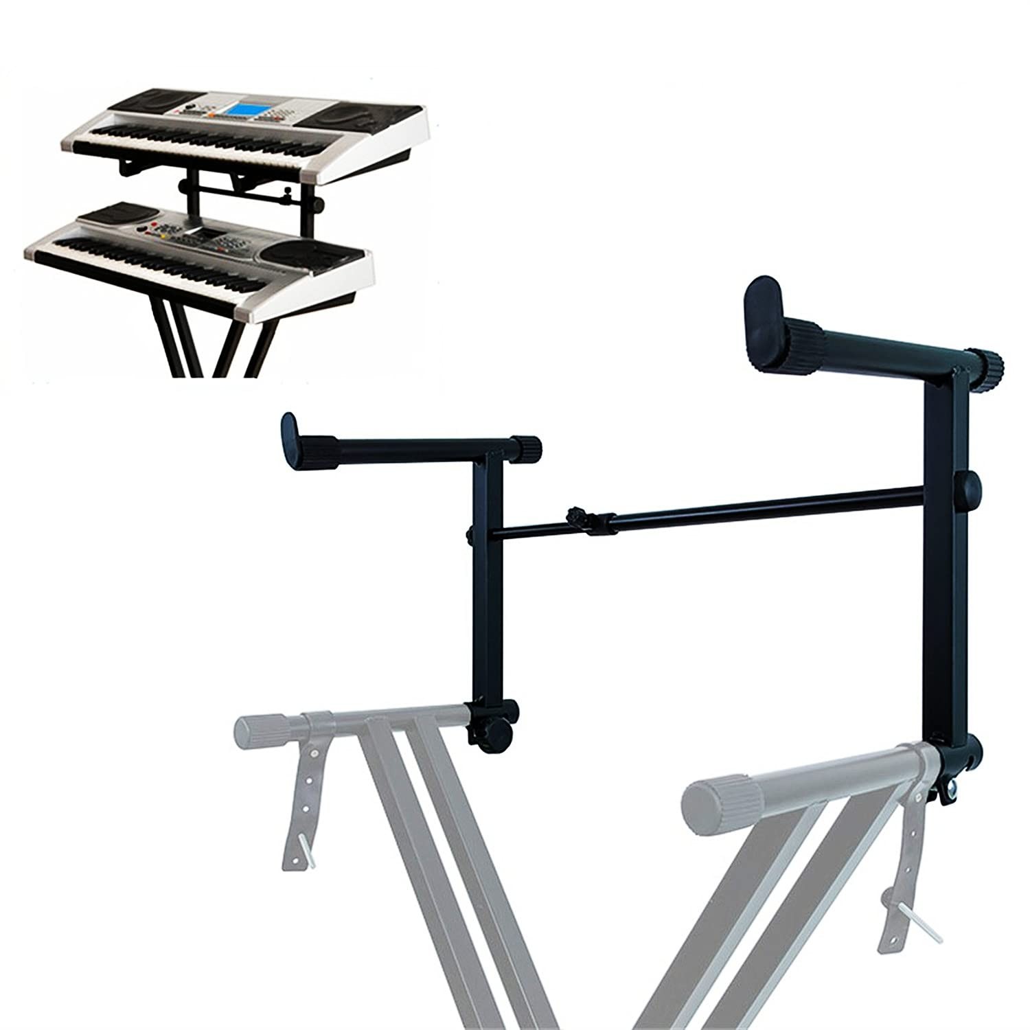 Universal Second Tier Stand for Electronic Piano Keyboard Rack Holder