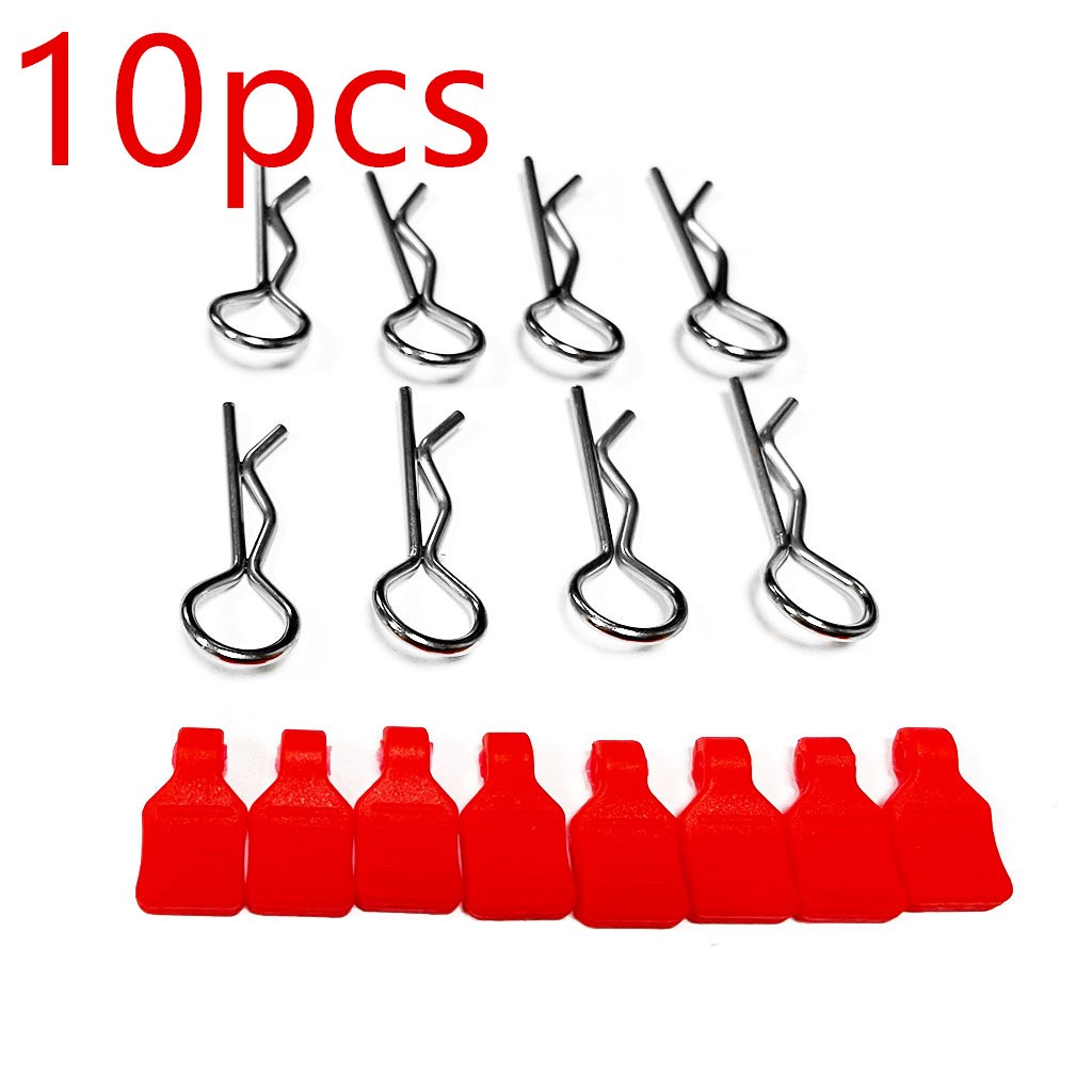 10Pcs RC Car 1:24 1:18 Body Clips Pins with Pull Tab Replacement for AXIAL SCX24