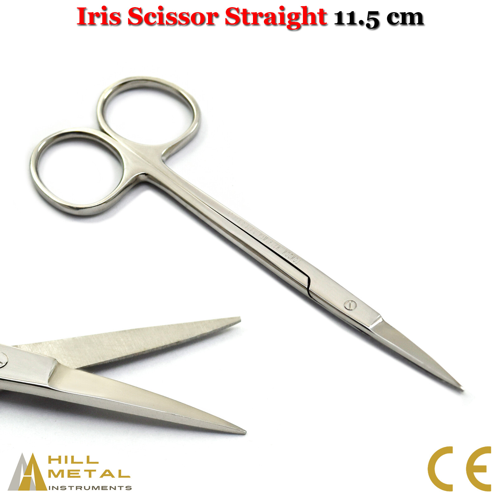 Iris Scissors Straight 4.5" Dental Veterinary Surgical New Instruments