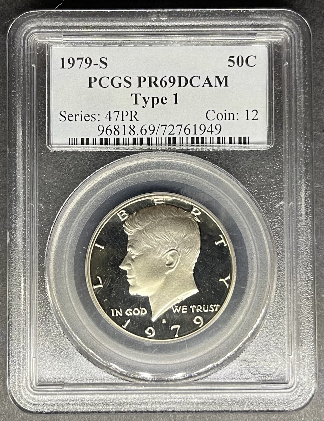 1979-S T1 Proof Kennedy Half Dollar PCGS PR-69 DCAM, Buy 3 Items, Get $5 Off!!