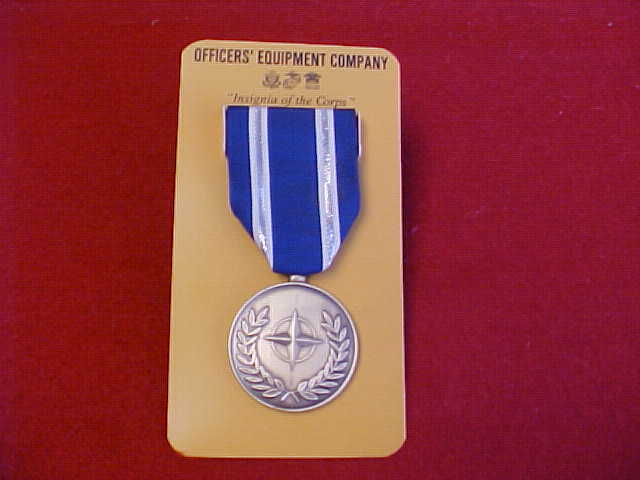 US Full Size NATO Article 5 Active Endeavour Medal by Officers' Equipment Co.
