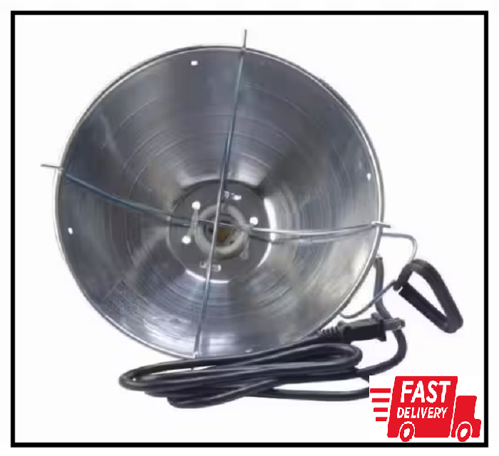 300-Watt 6 ft. Brooder Clamp Work Light with Reflector and Bulb Guard