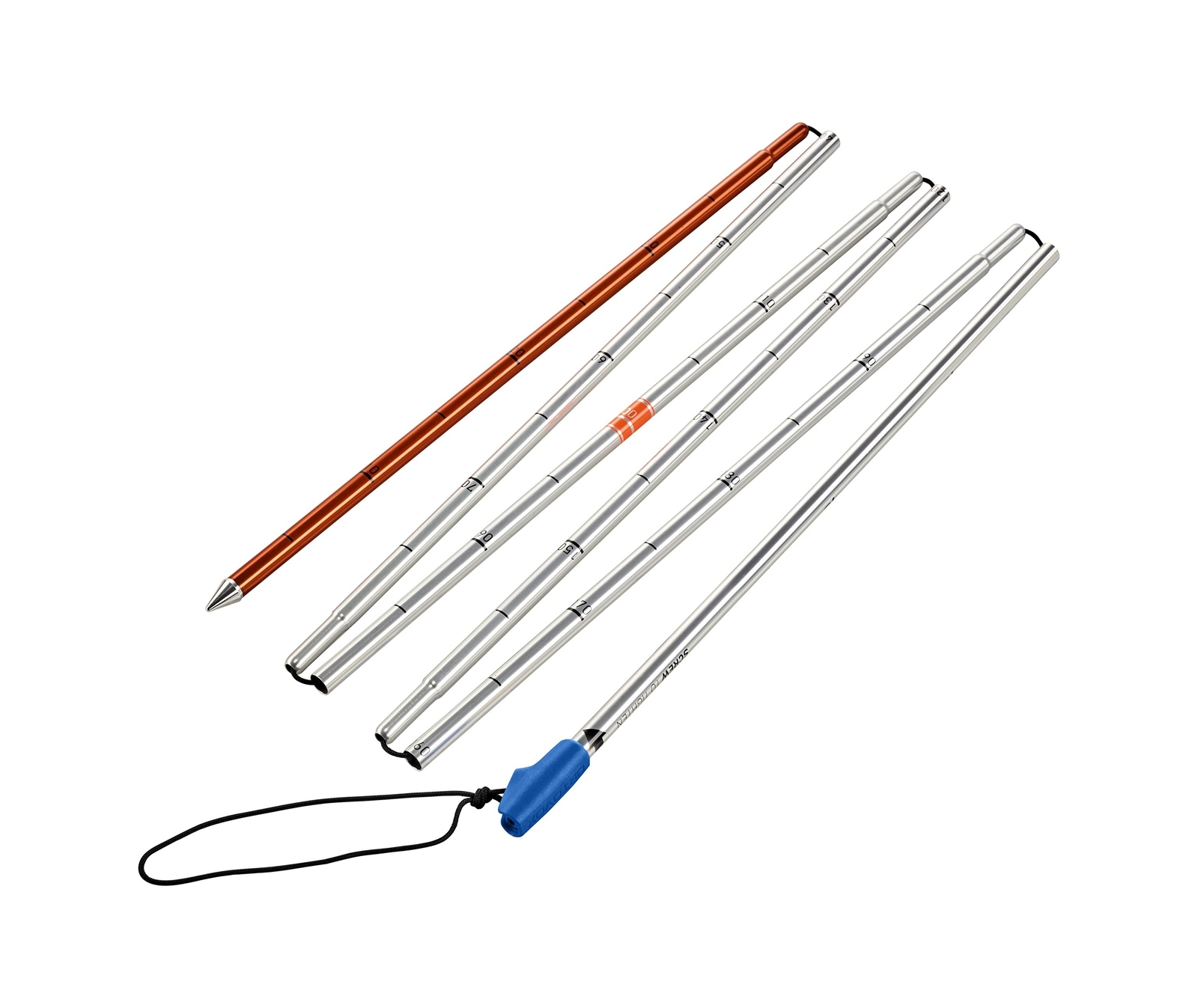 Ortovox Alu 240 Probe Argentato (Silver) 240cm