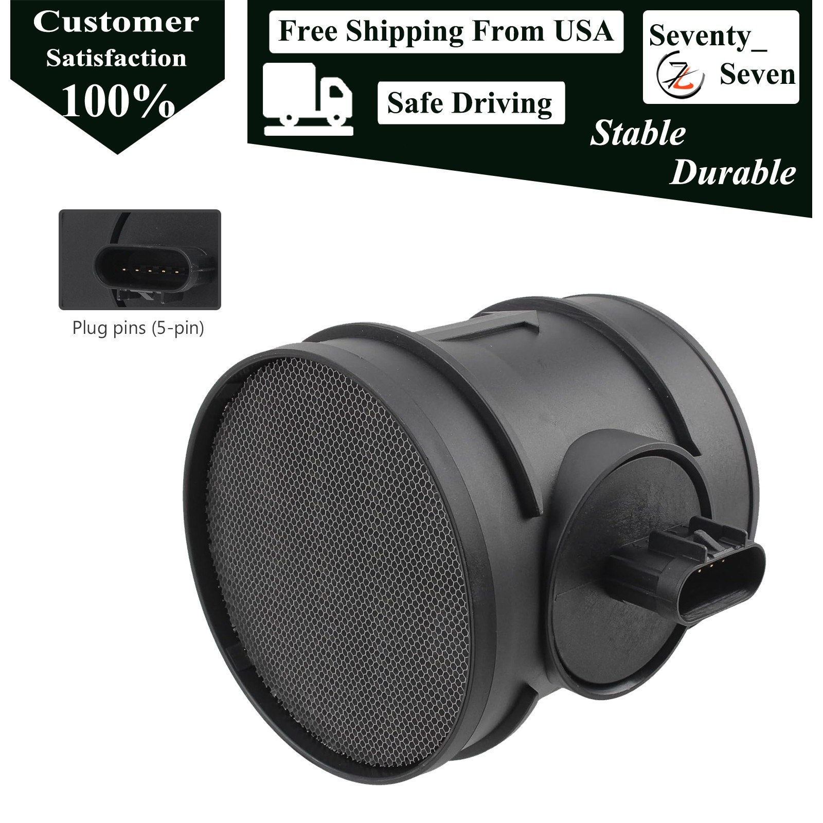 Mass Air Flow Sensor Meter MAF For 2007-2008 Chevrolet Silverado 5.3L
