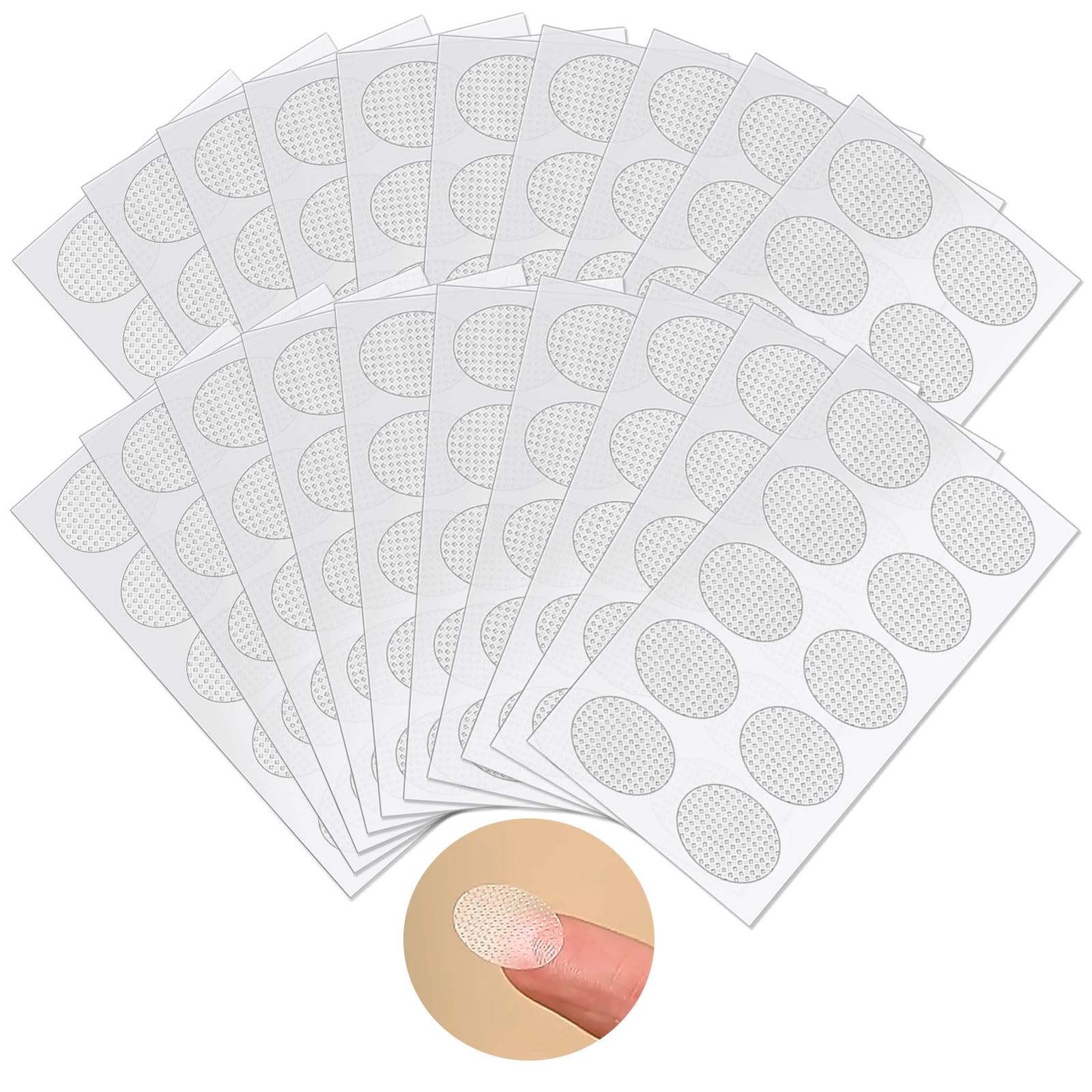 Earring Stickers for Split Earlobes, 200 Pcs Earring Support Patches for Heav...