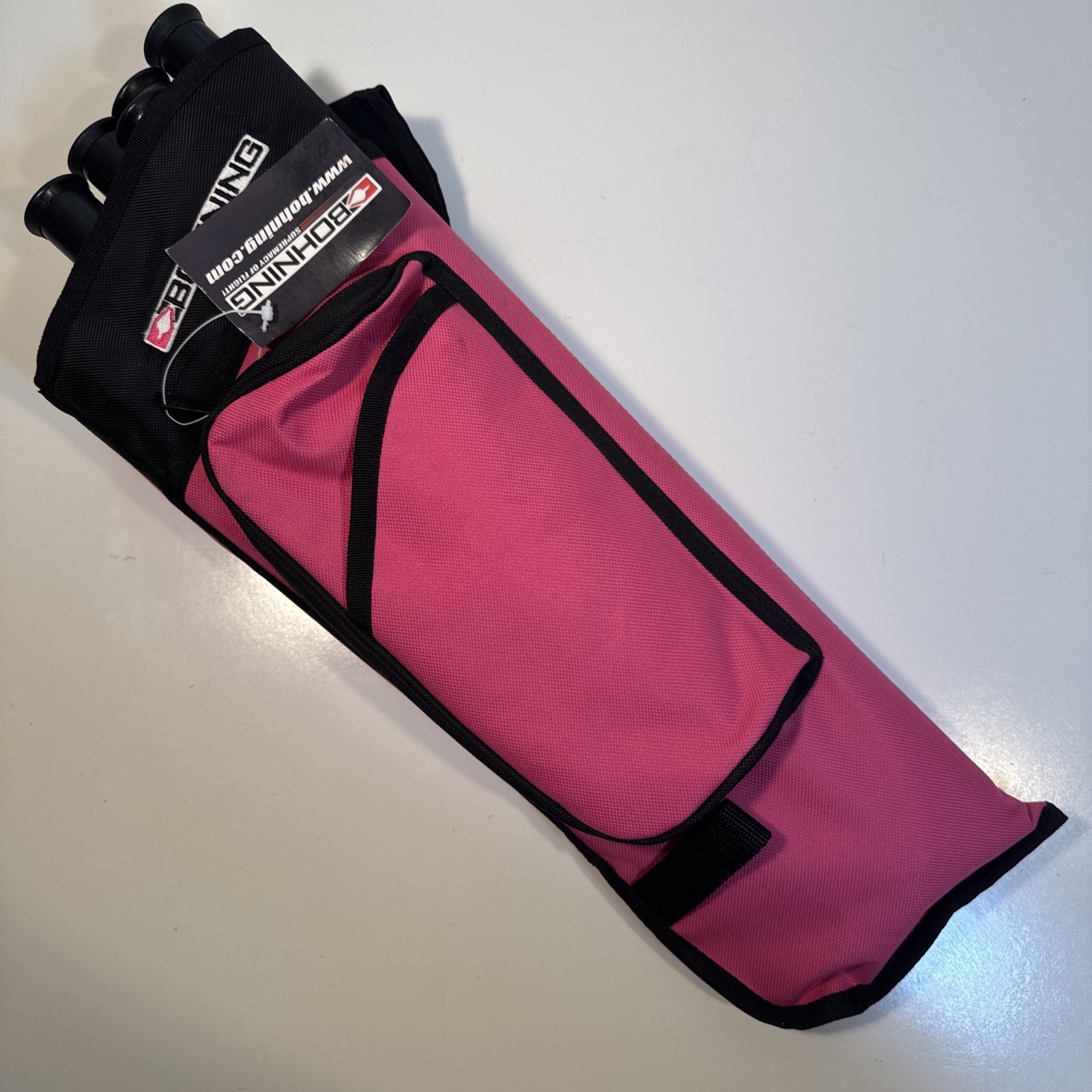 Bohning Archery Hip Quiver Pink for Compound Traditional Recurve Bows Lightweigh