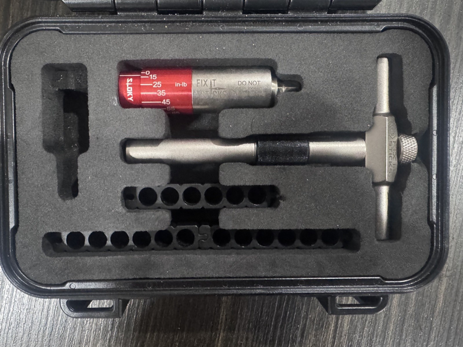 FIX IT STICKS Hardcase Rifle and Optics Toolkit with All-in-One Torque Driver