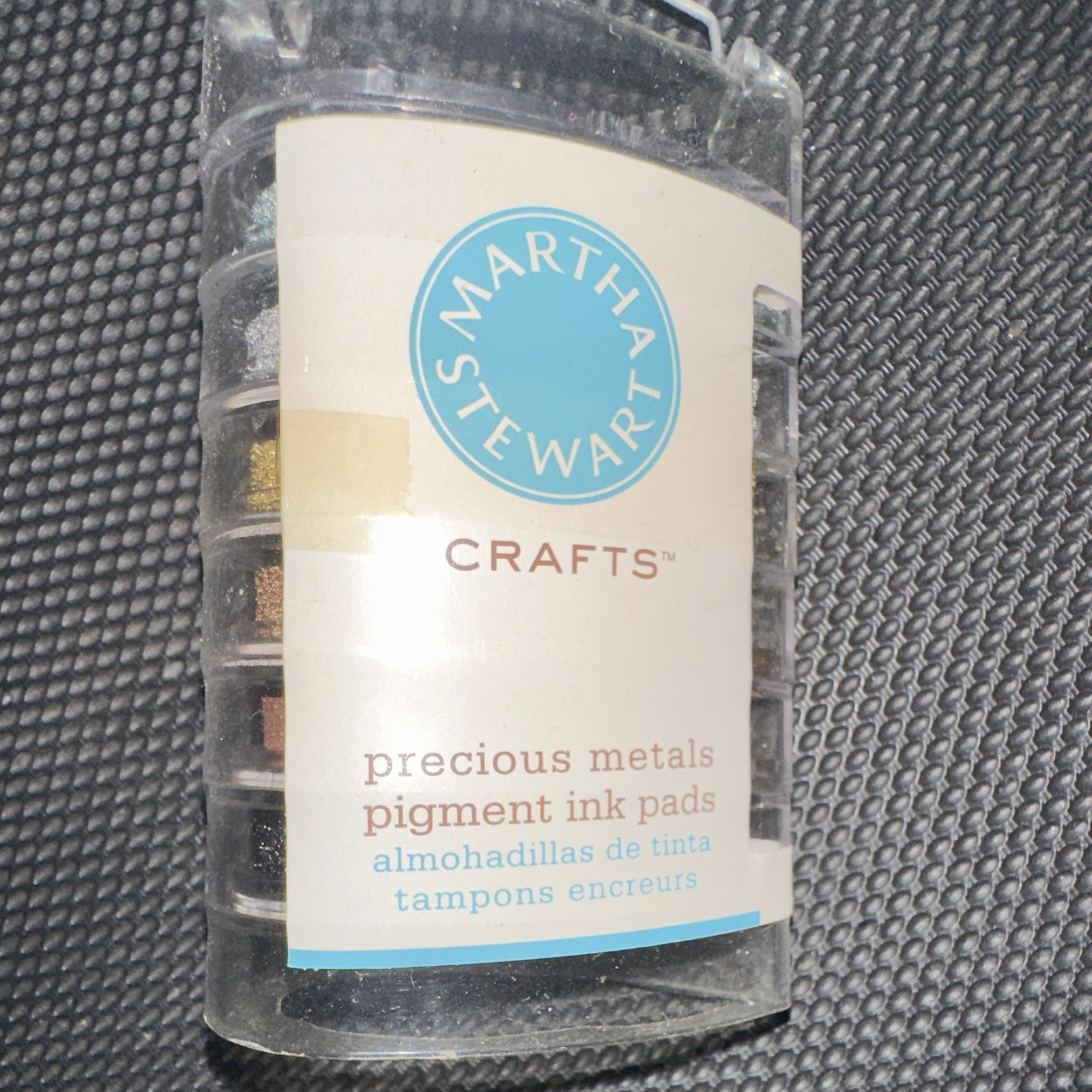 Martha Stewart Crafts Precious Metals Pigment Ink Pads 6ct M336211 vintage