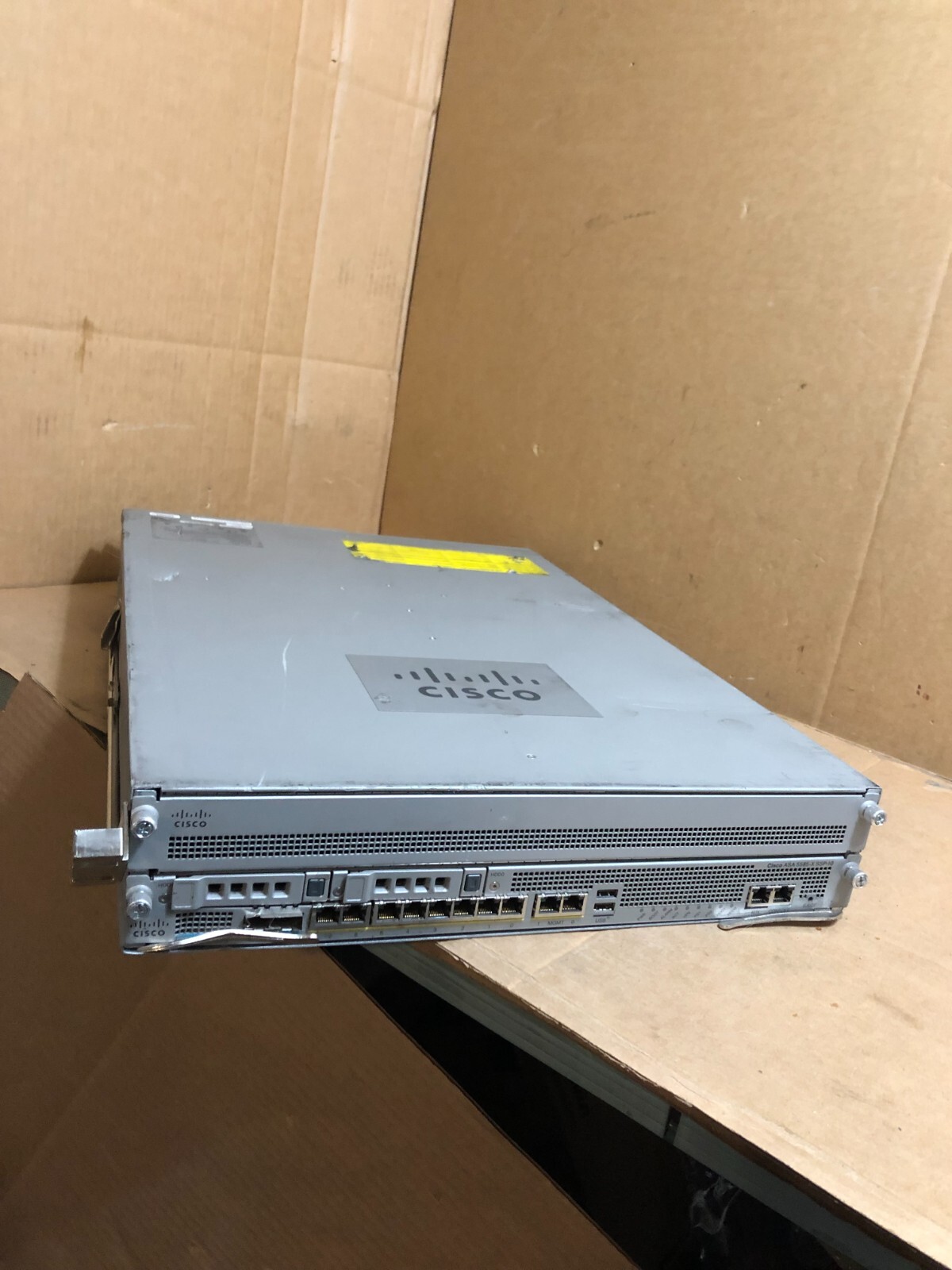 Cisco ASA5585-X Adaptive Security Appliance Dual PSU 1x SSP-10 Stateful Firewall