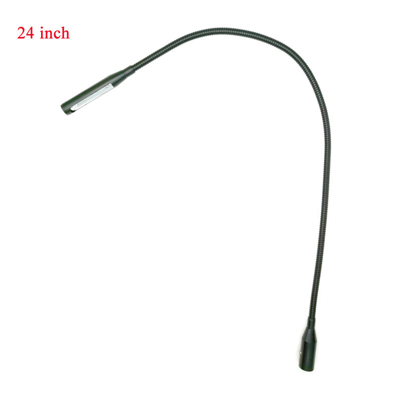 24 inch 2 Watt DJ XLR 3pin LED light XLR gooseneck Lamp for Stage Light console
