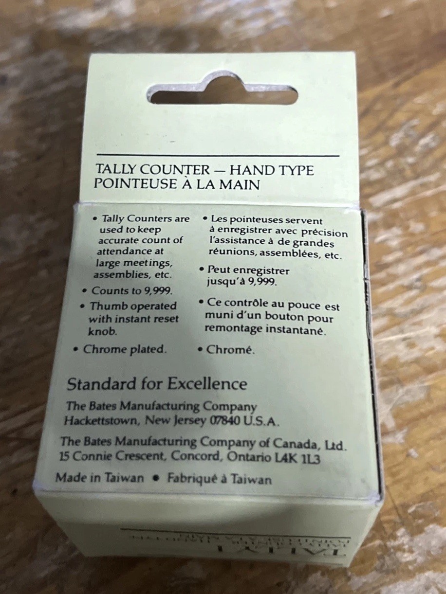 Tally I Counter Hand Type