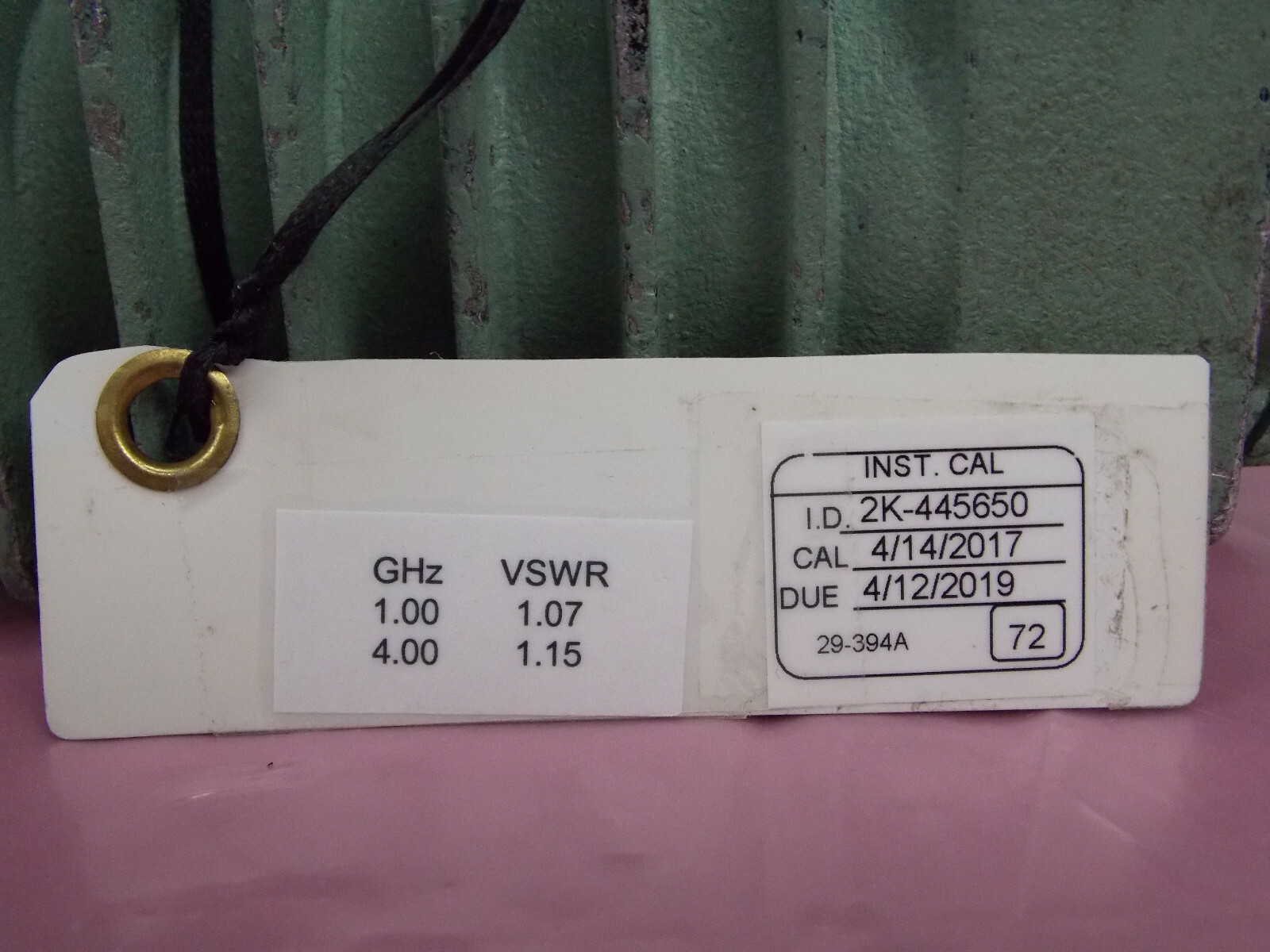 COAXIAL TERMINAL TERMINATION & DUMMY LOAD W/ CAL STICKER