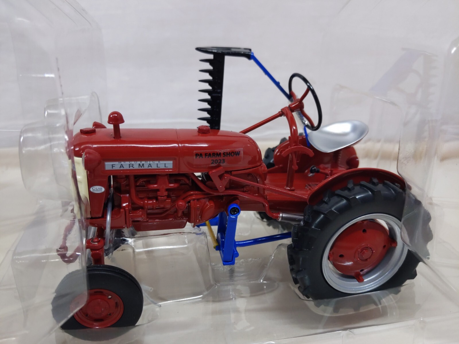 1/16 SpecCast Farmall Cub Tractor Side Mount Sickle Bar Mower 2023 PA Farm Show