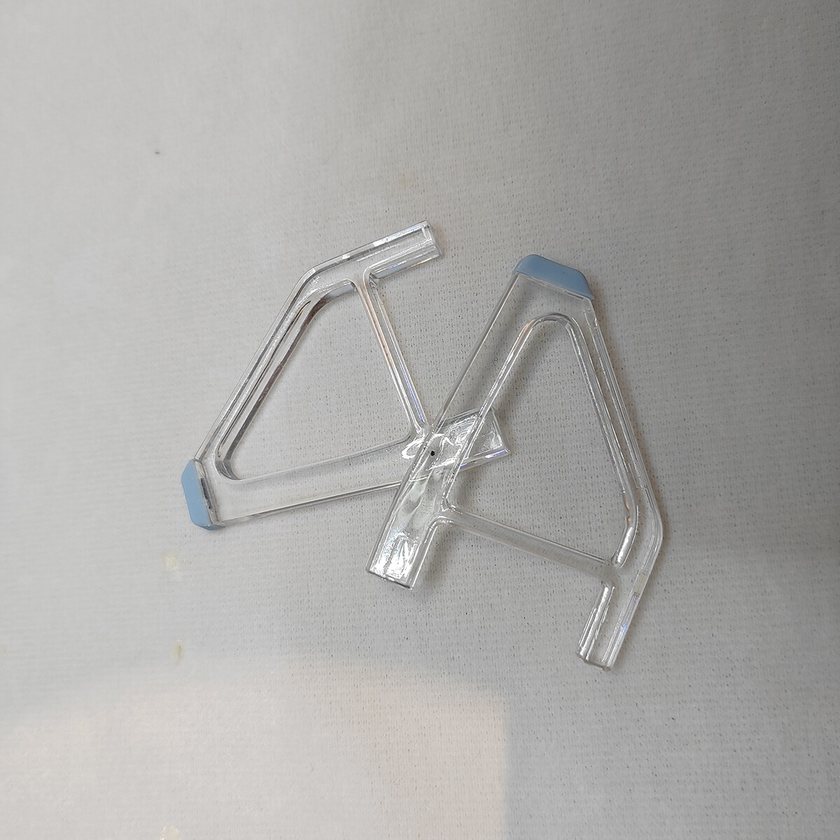 For PS5 Slim Horizontal Bracket Anti-slip Triangular Clear Mount Stand Support