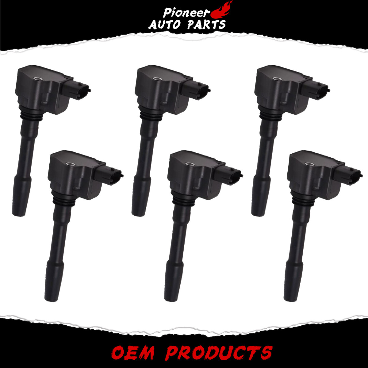 6PCS Ignition Coil Pack For 2014-21 Maserati Ghibli Levante Quattroporte 288233
