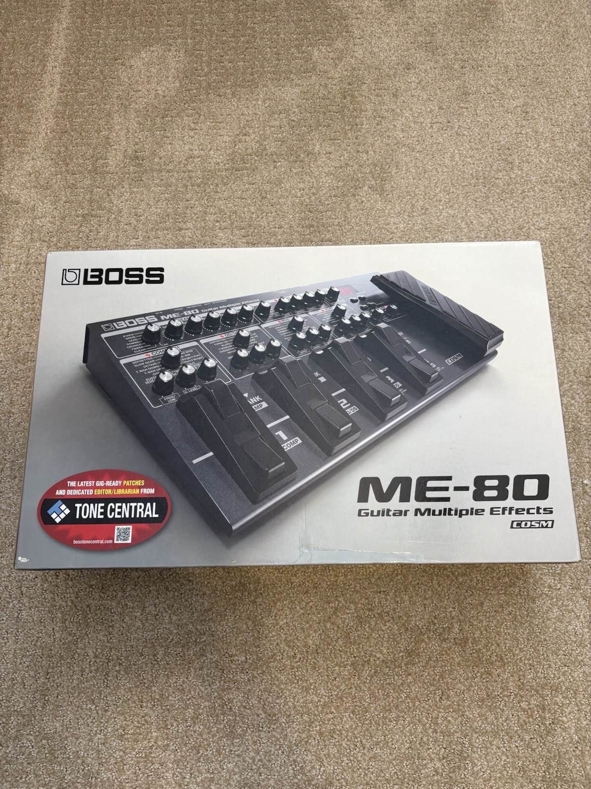 BOSS ME-80 Guitar Multi-Effects Processor Pedal - Excellent Condition/W Box