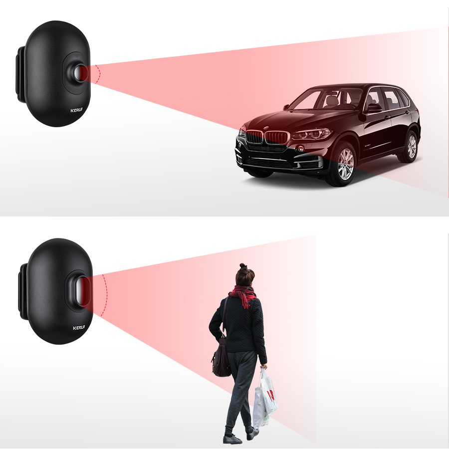 KERUI Driveway Alarm Wireless System Outdoor Motion Sensor for Home Security