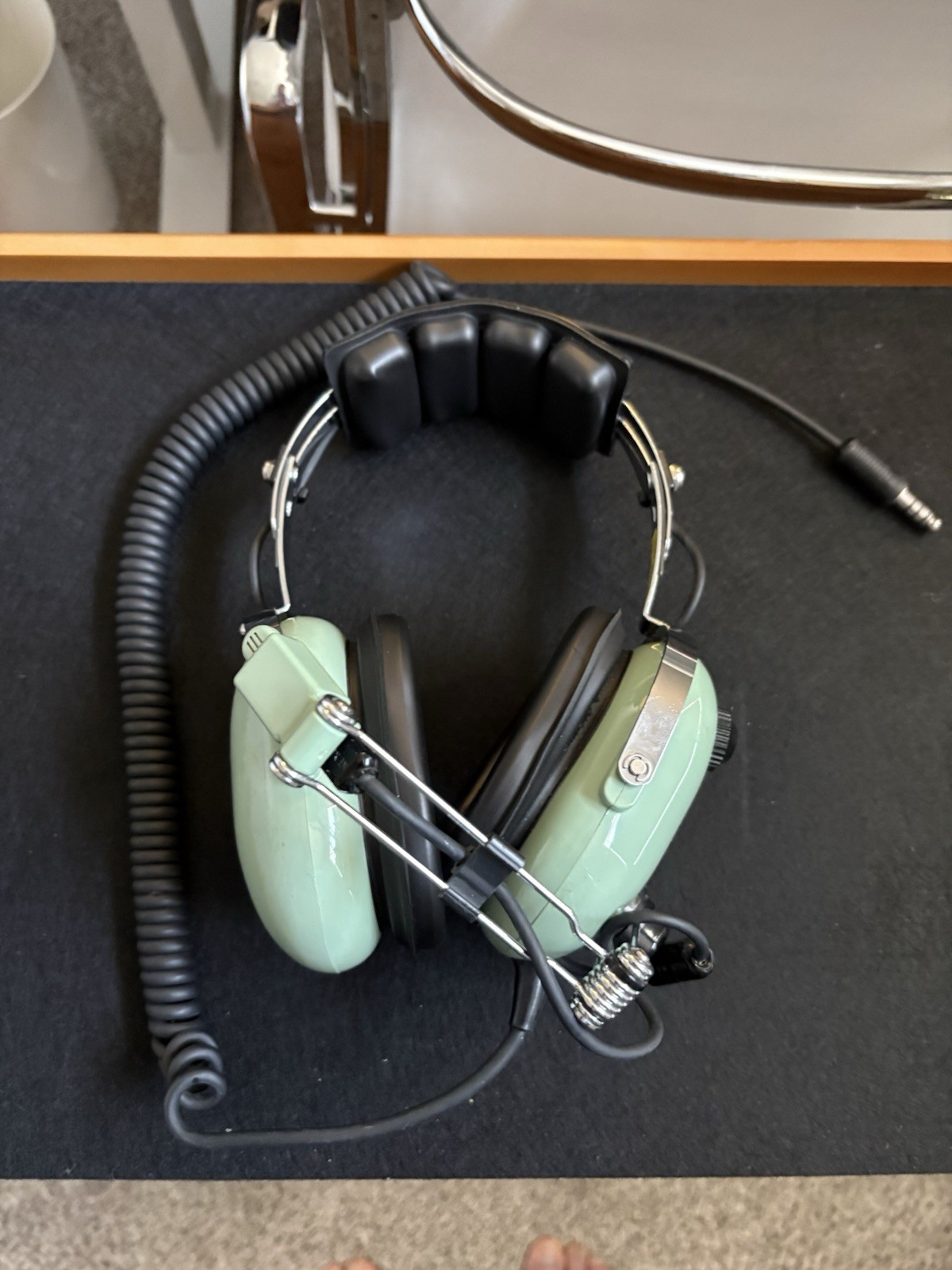 David Clark Aviation Headset with U174 helo plug and M4 mic