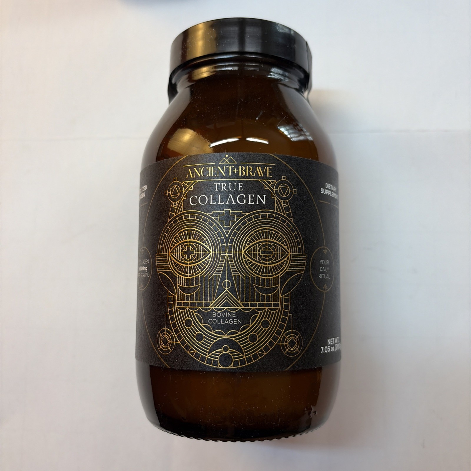 Ancient + Brave True Collagen Powder 7.05oz (Ap 33 Servings), EU Grass Fed Col