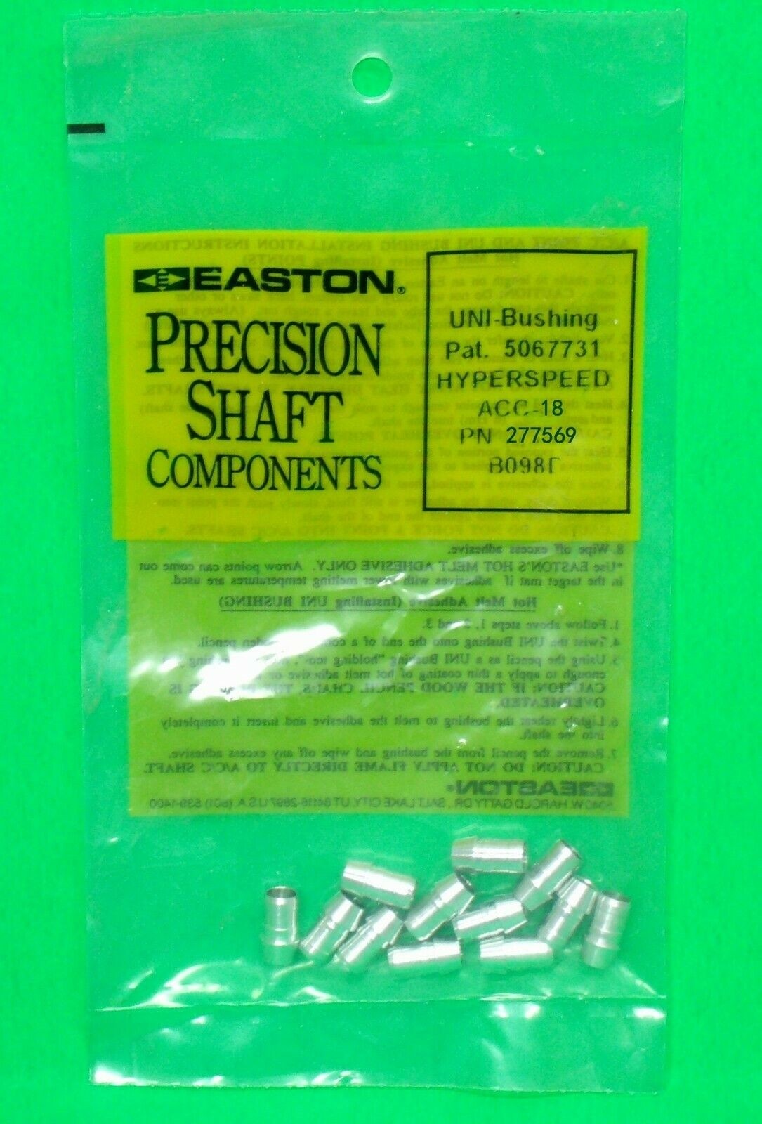 Easton Precision ACC-18 HyperSpeed Uni-Bushings - New Dozen Pack