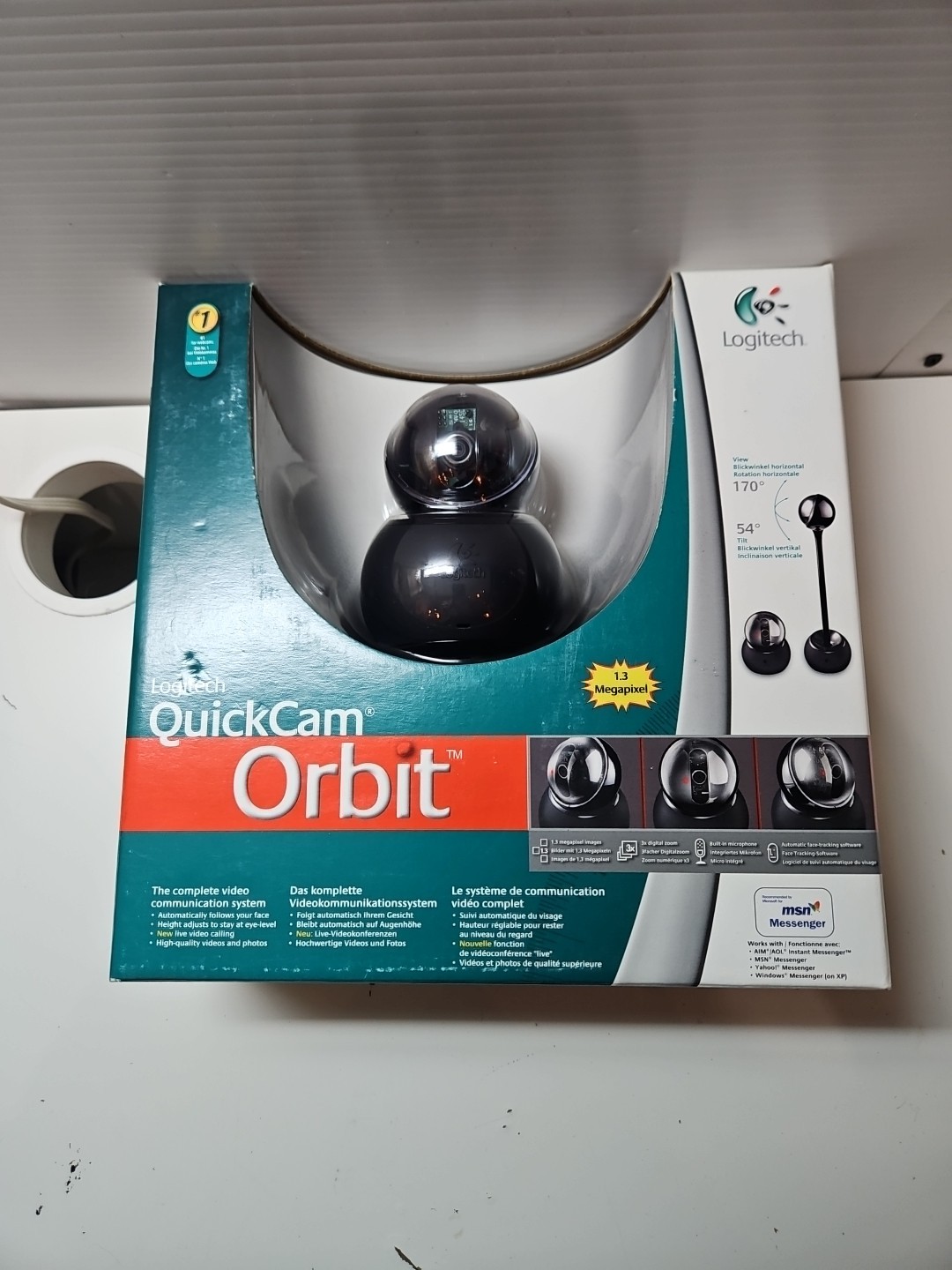 New Logitech QuickCam Orbit Webcam 961310-0403