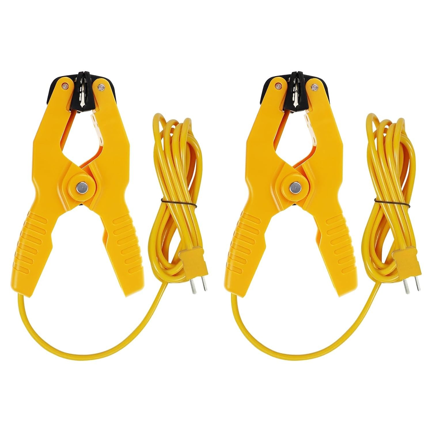 2 PCS Temperature Clamp HVAC K-Type Thermocouple Thermometer Lead Probe Pipe