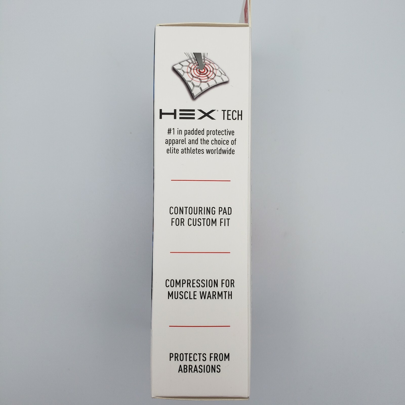 McDavid Hex Tech Padded Compression Shooter Sleeve (Small -- XLarge) White