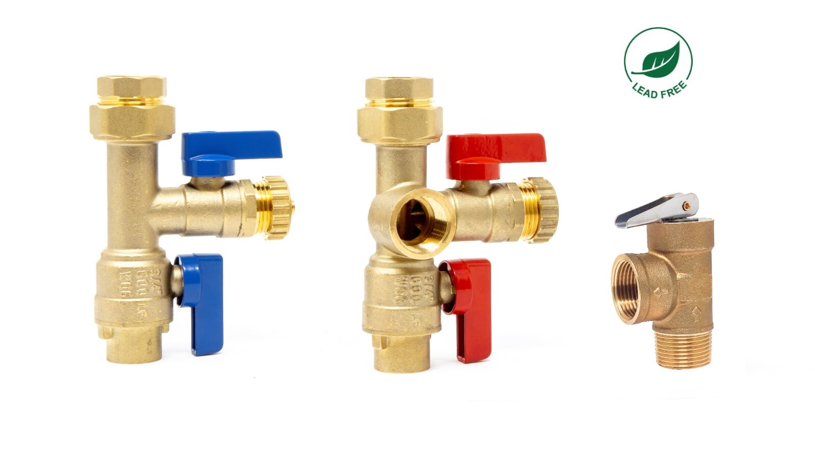 3/4 inch Tankless Water Heater Service Valve Kit w/ Relief Valve for Rheem,Rinai