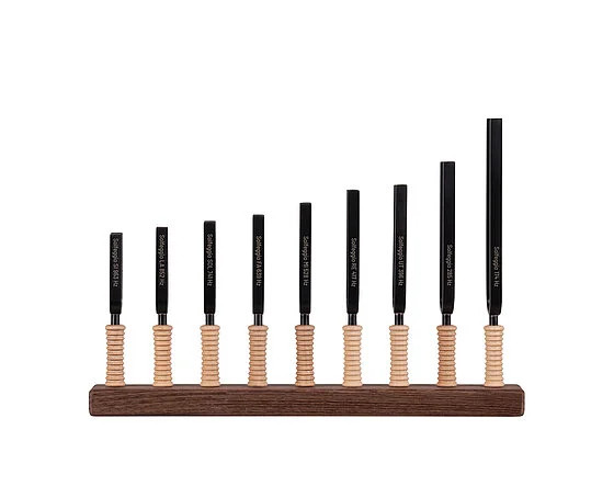 SCHLAGWERK STF-SOL - TUNING FORK - SOLFEGGIO - SET OF 9 MINOR PERCUSSIONS