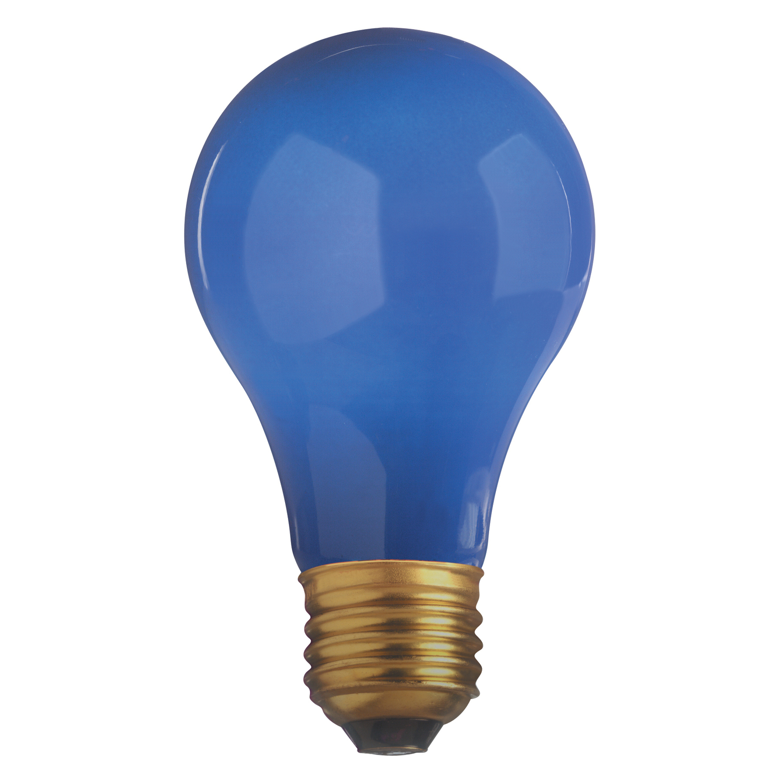 4 Pack CERAMIC SOLID BLUE BULBS A19 25W 120V Medium E26 Base 25A19 Dimmable