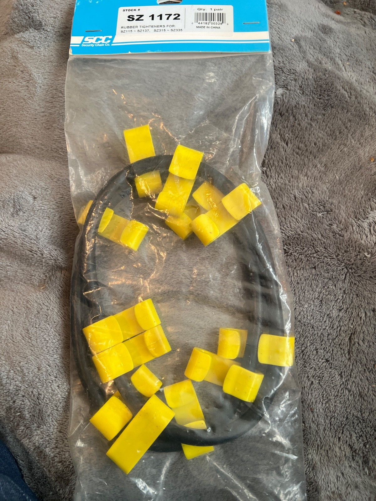 SCC SZ1172 Tire Traction Chain Rubber Tightener, Use With: SZ115, SZ137, SZ315