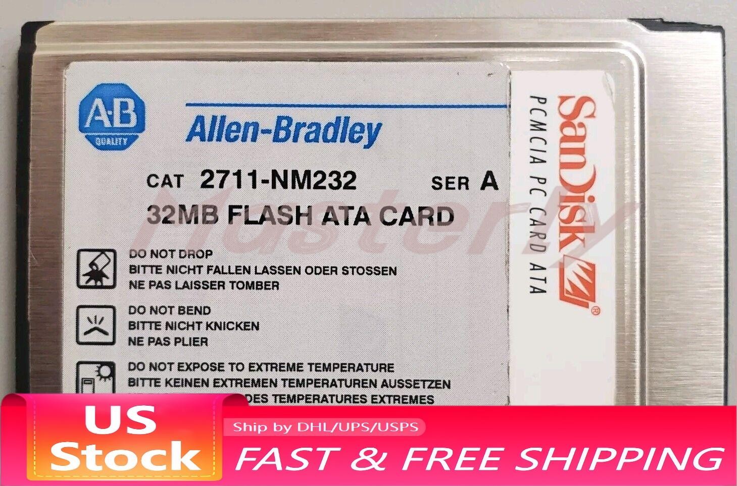 Allen Bradley 2711-NM232 Series A 32MB PCMCIA Memory Card for PanelView.