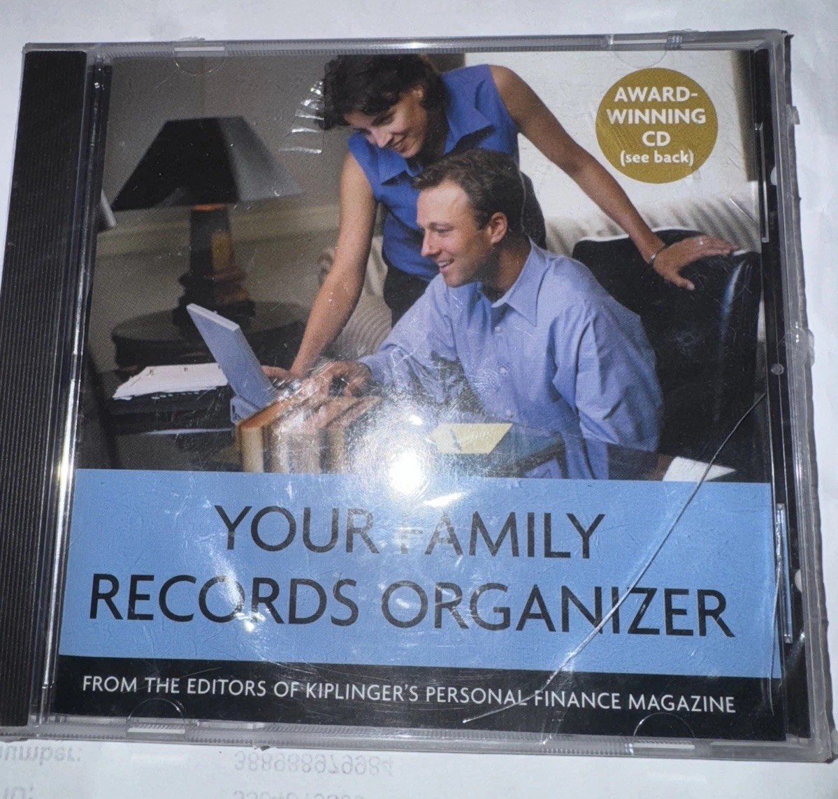 Kiplinger’s Your Family Records Organizer CD-ROM Sealed Personal Finance