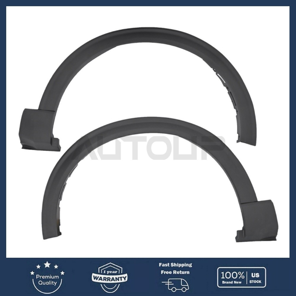 Front Left+Right Fender Flare Wheel Opening Molding For 2020-2024 Ford Explorer