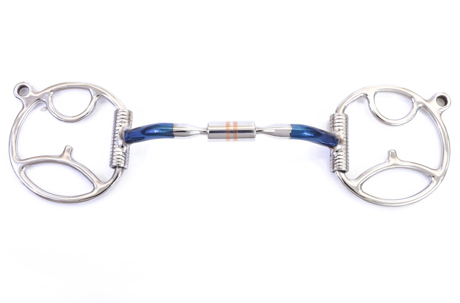 Cavalon Western D-Ring w/ Hooks Sweet Iron Barrel Snaffle Bit