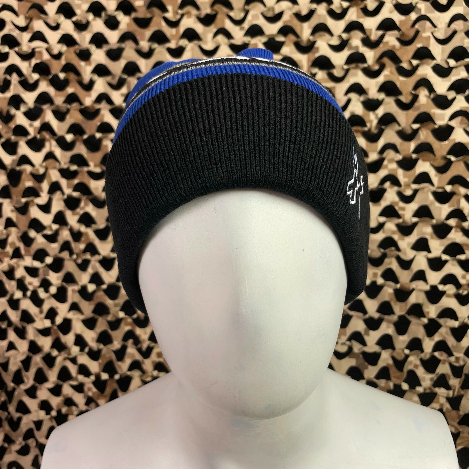 NEW HK Army Attack Beanie - Black/Blue