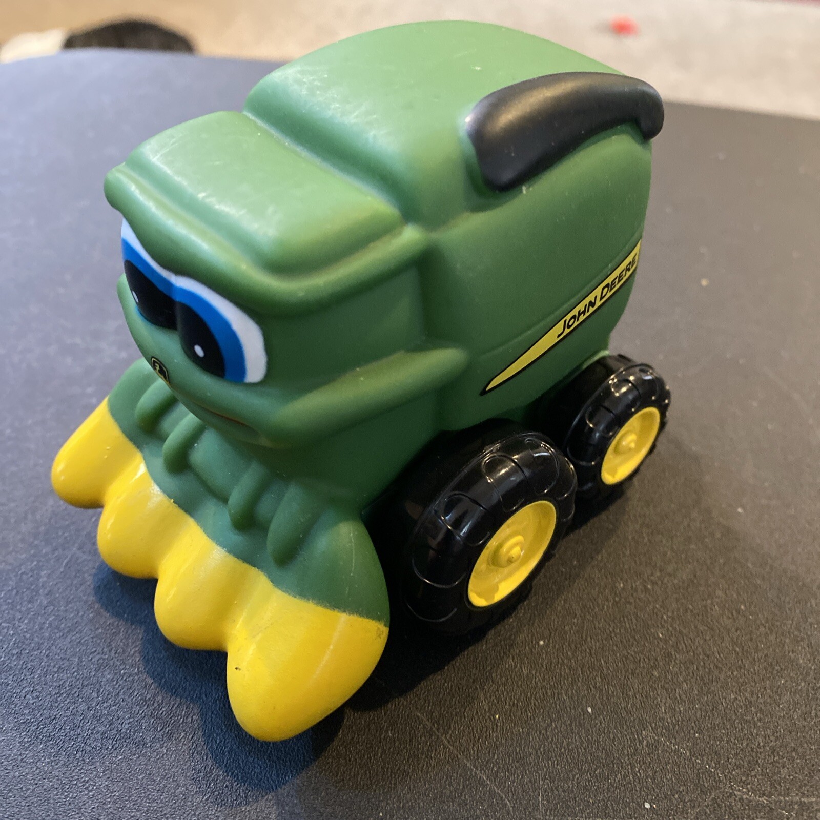 ERTL John Deere COMBINE Corn Picker Rubber Chunky Toddler Toy X