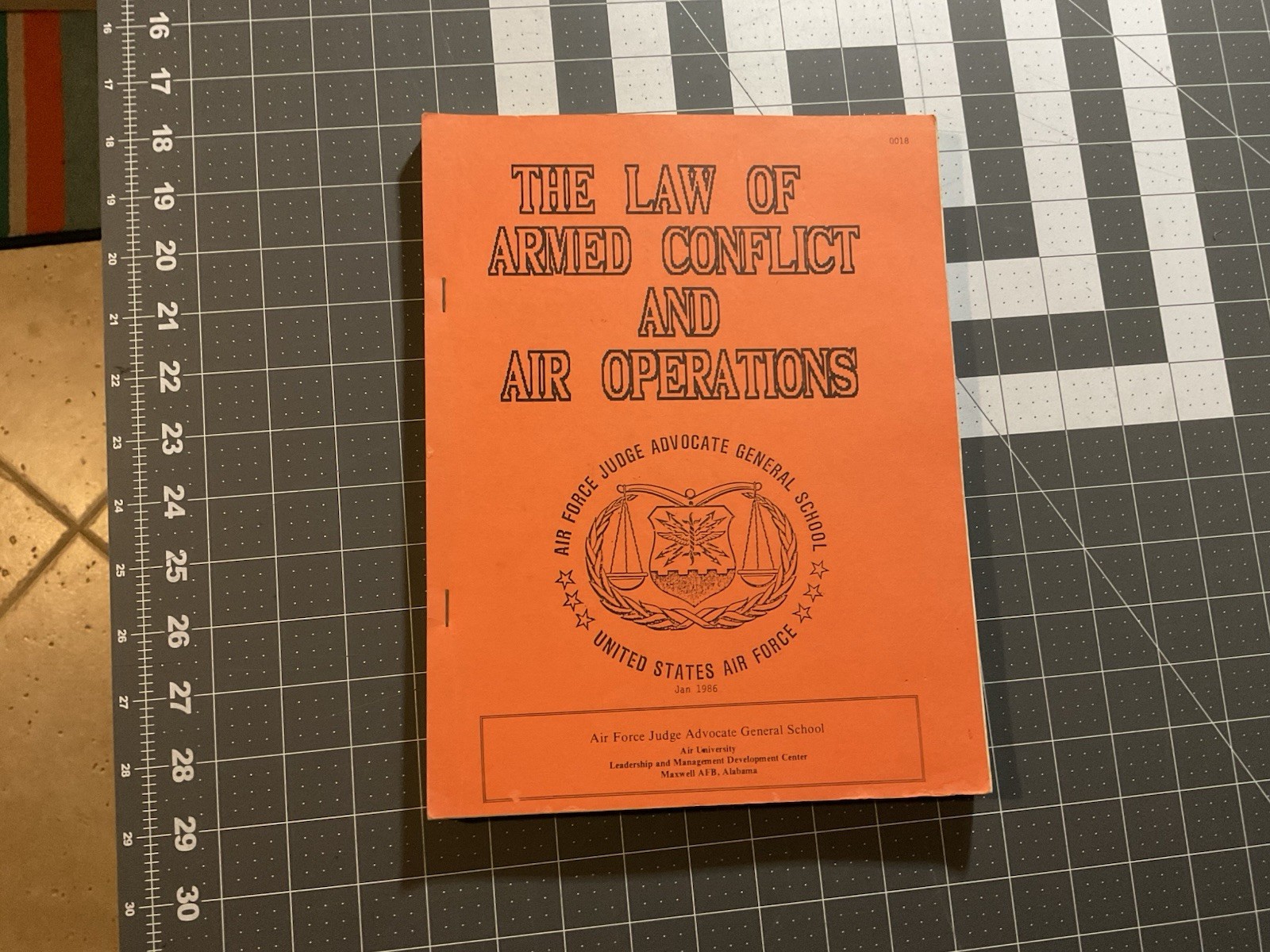 1986 The Law Of Armed Conflict And Air Operations, USAF Judge Advocate School