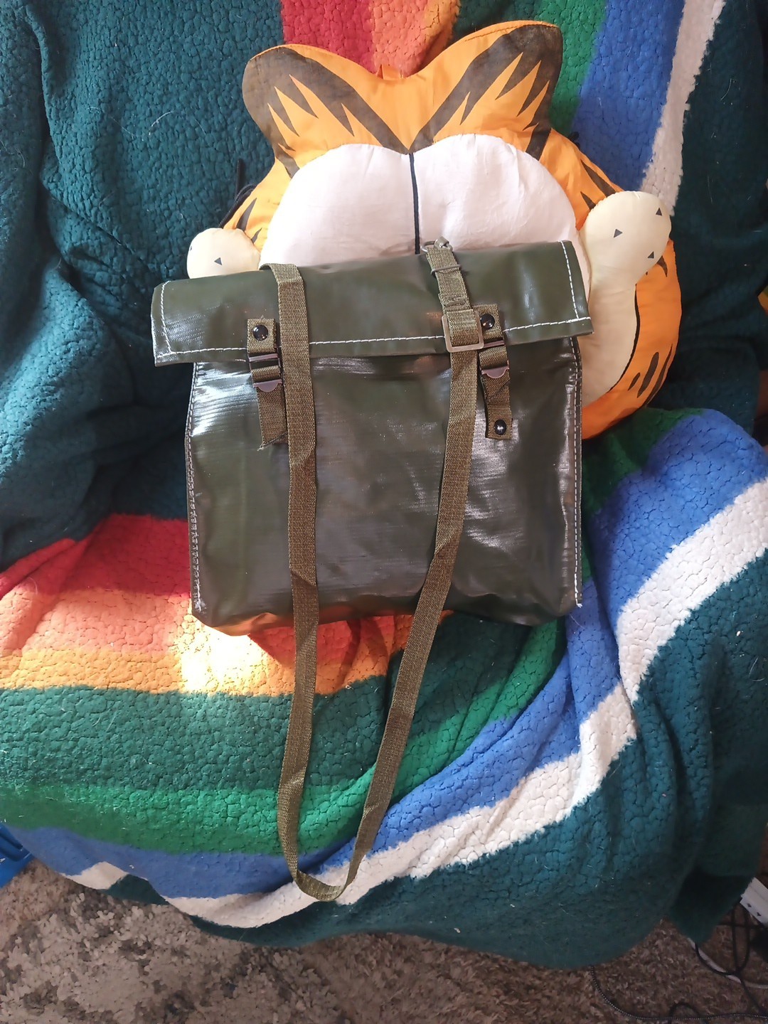 Vintage United States Rucksack Military Backpack Shoulder Bag