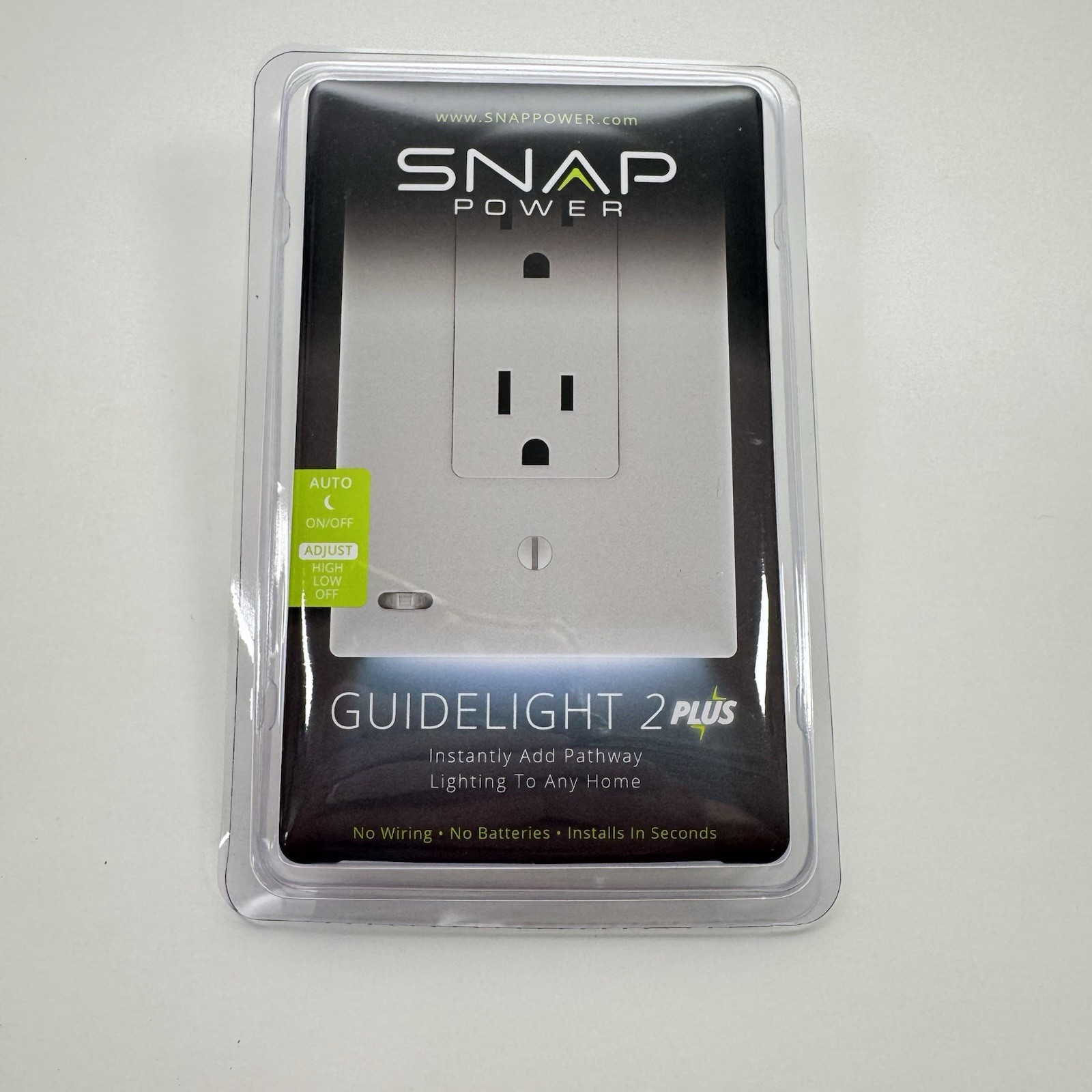 SnapPower GuideLight 2 Plus Decor Style White New