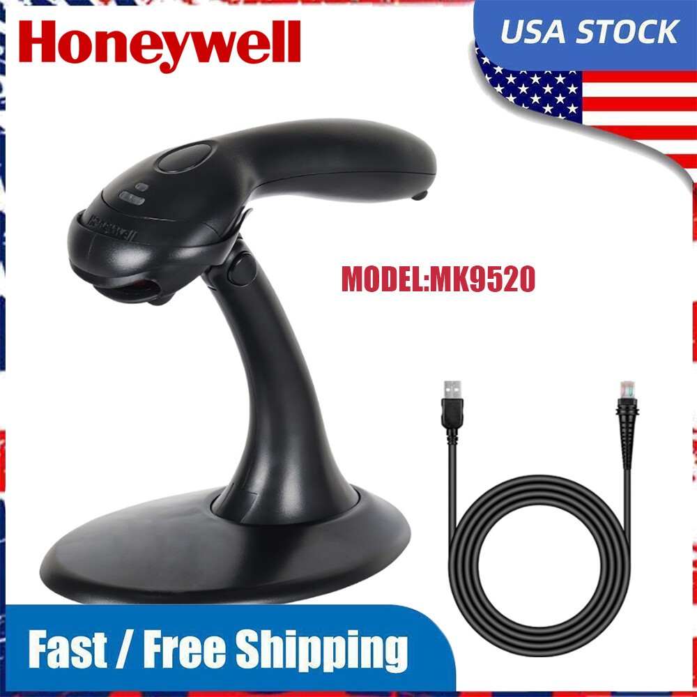 Honeywell Voyager Handheld Laser USB W/ Holder Barcode Scanner MK9520 US